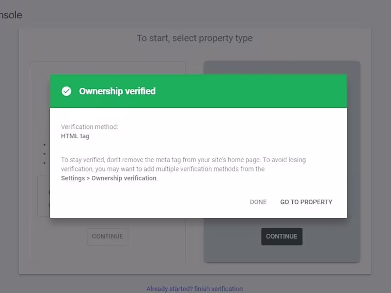 Cover image for Google Ownership Verification (Google SEO)