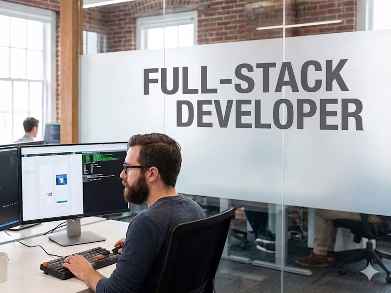 Cover image for Full-Stack Developer.