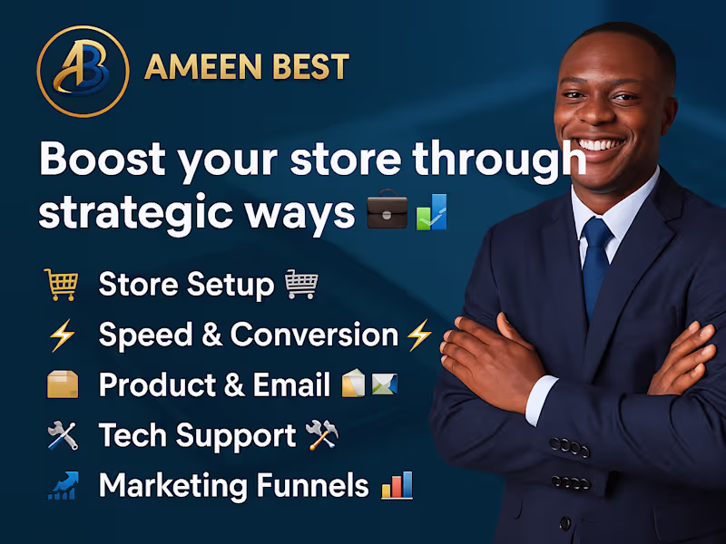 Cover image for Boost Your Shopify Sales with Expert CRO, Design & Automation