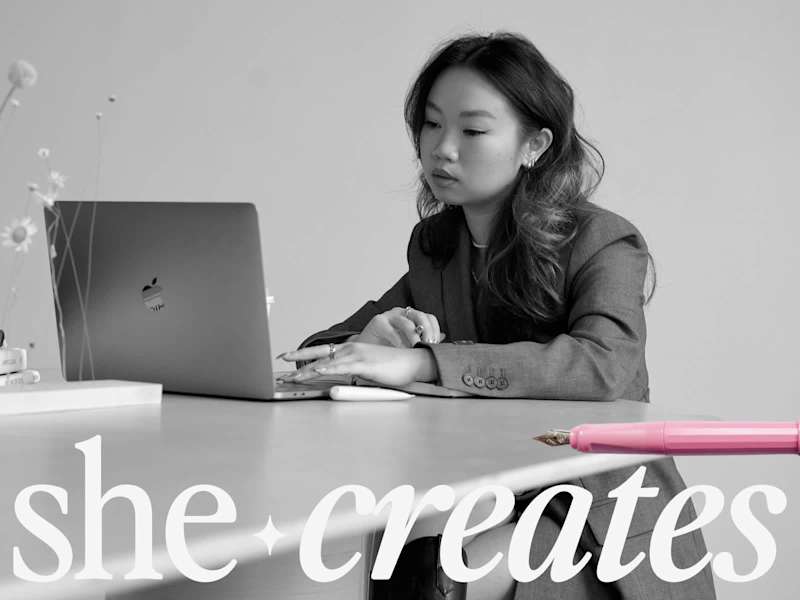 Cover image for Feminine Branding, Web Design & Social Media for She Creates