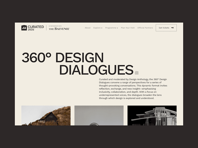 Cover image for Jia CURATED — Web Design & Webflow Development
