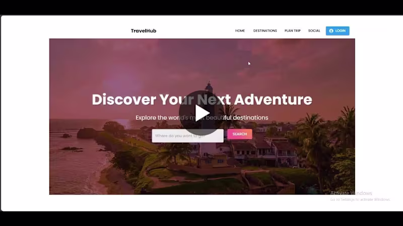 Cover image for Innovative Tourism Website for PSR Vlog Competition
