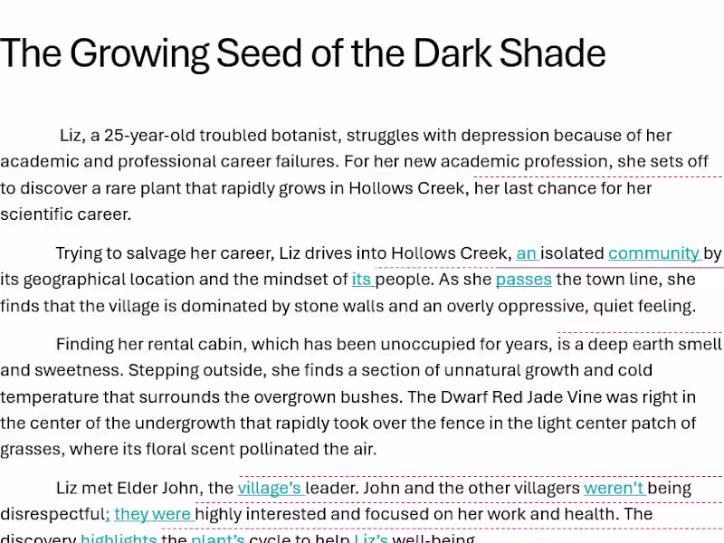 Cover image for A Psychological Horror story that I edited. The story is tol...