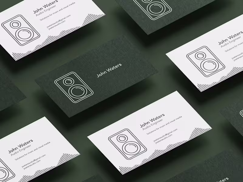 Cover image for Unique and Modern Business cards