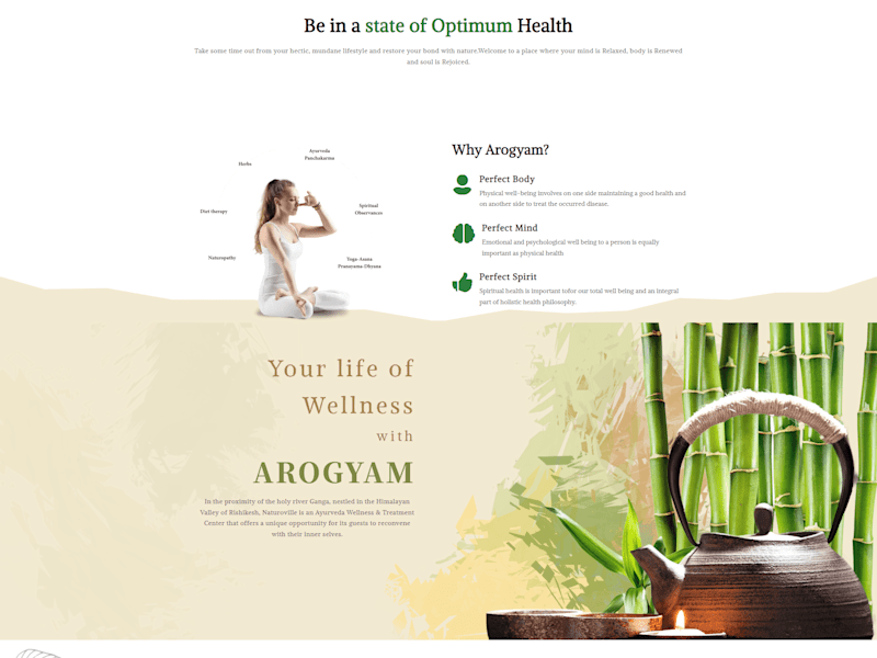 Cover image for Arogyam naturopathy & panchkarma center