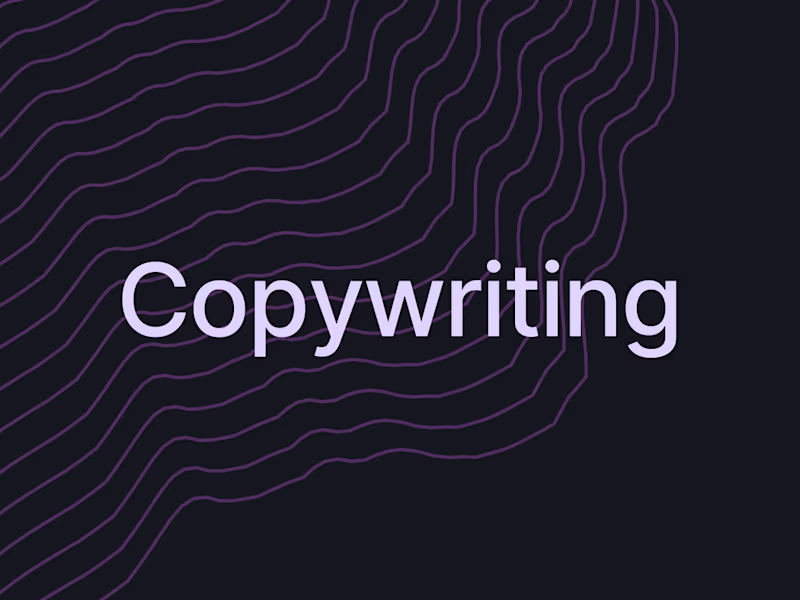 Cover image for Creative and unique copywriting for all your marketing needs.