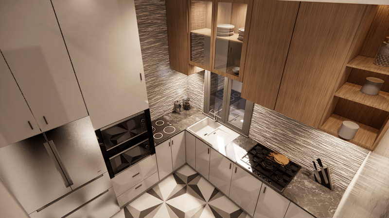Cover image for A SMALL KITCHEN DESIGN