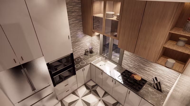Cover image for A SMALL KITCHEN DESIGN