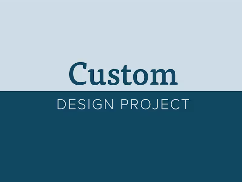 Cover image for Custom Project