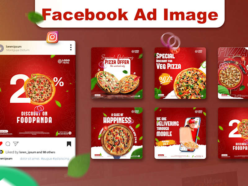 Cover image for I will design 10 creative facebook ad images and instagram posts