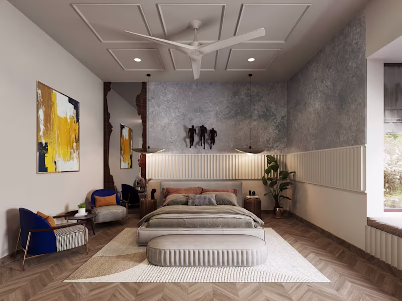 Cover image for Complete Interior design/ makeover for a single room 