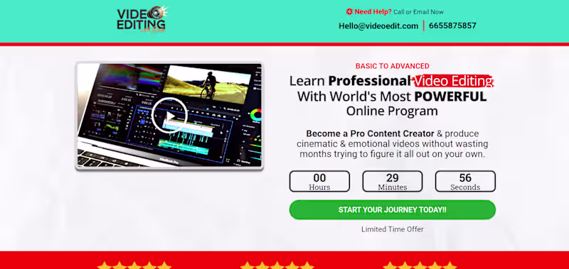 Cover image for Landing Page using WordPress