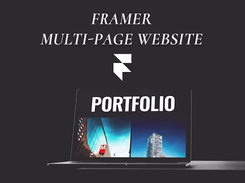 Cover image for Framer Multi-page Website