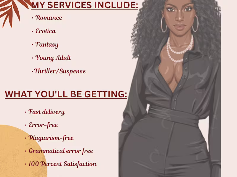 Cover image for I will ghostwrite your wildest fantasies.