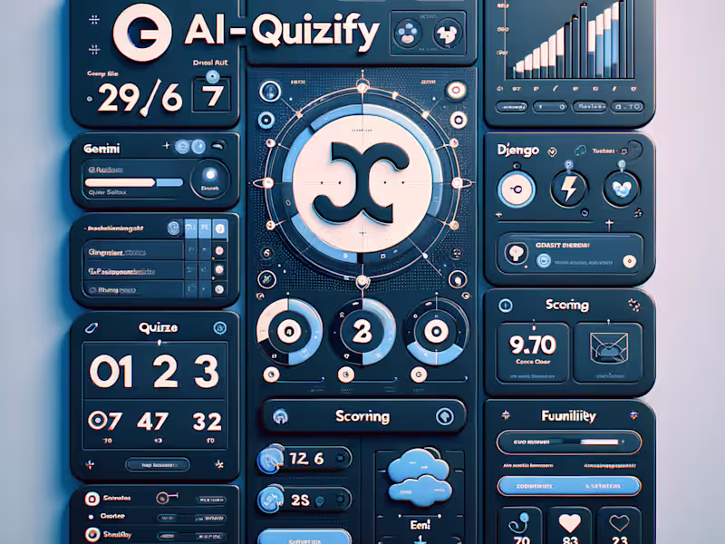 Cover image for AI-Quizify — Django + Streamlit Quiz Generator with Gemini API
