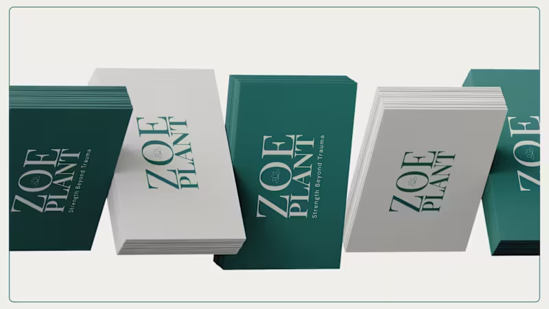 Cover image for Zoe Plant-United Kingdom | Mental Health | Logo Design