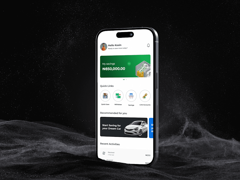 Cover image for Saving Box Fintech App :: Behance