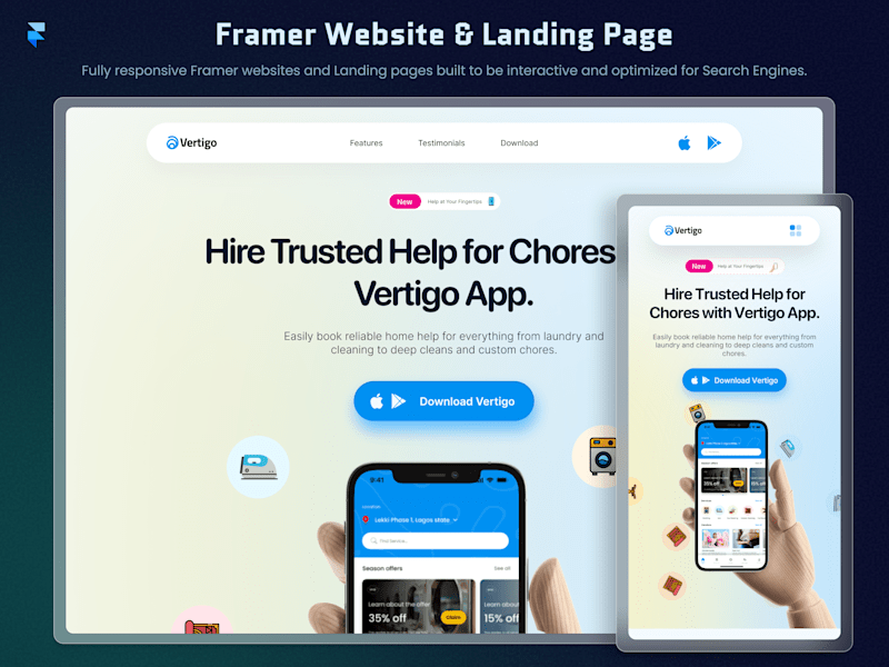 Cover image for Framer Website & Landing Page