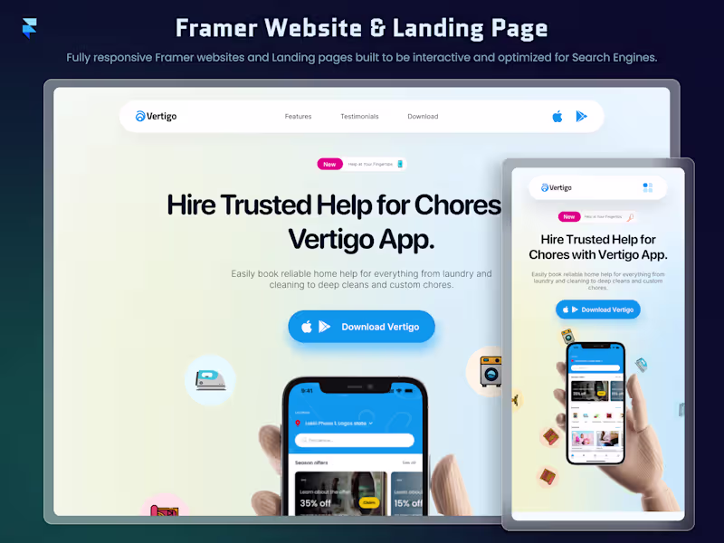 Cover image for Framer Website & Landing Page
