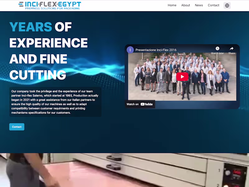 Cover image for Inci-Flex-Egypt business website