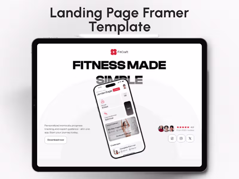 Cover image for Plex – Mobile App Showcase Template
