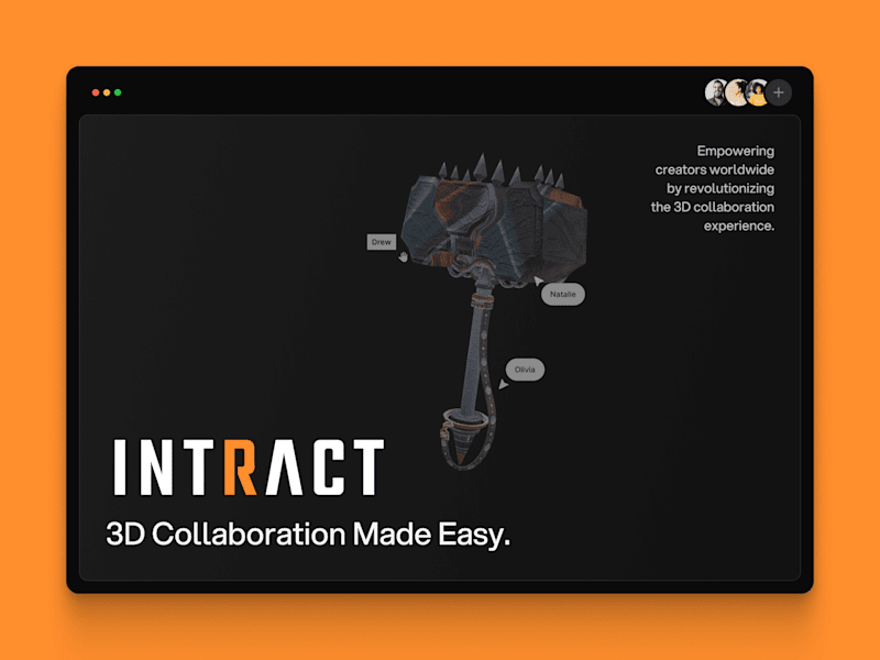 Cover image for Intract - 3D collaboration made easy