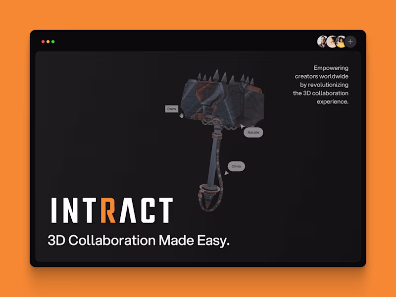 Cover image for Intract - 3D collaboration made easy