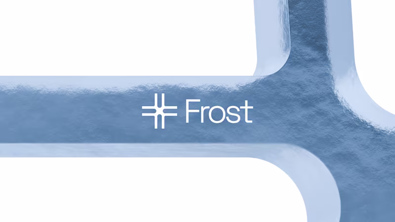 Cover image for Recent logo exploration — Frost