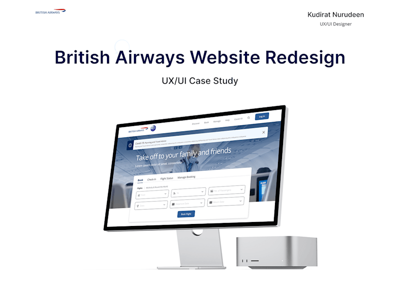 Cover image for British Airways Website Redesign