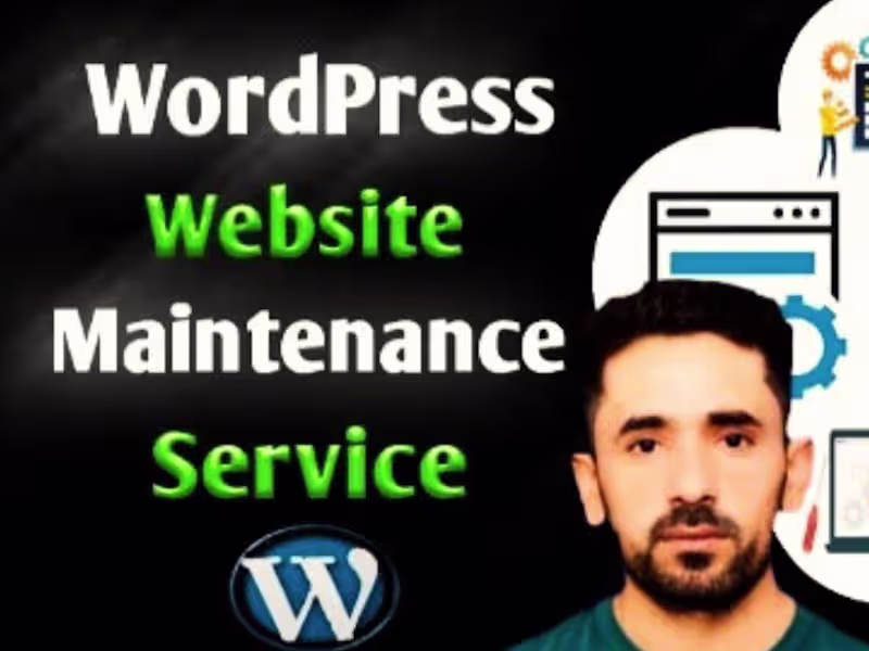Cover image for Wordpress website Maintenance and Sevices