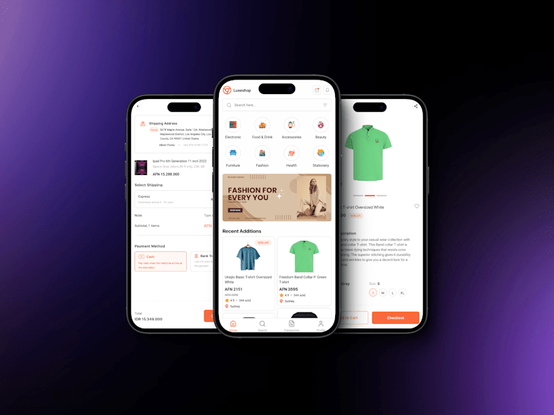 Cover image for E-commerce UI App