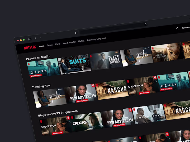 Cover image for Notflix - Movie Streaming Service Clone (Demo)