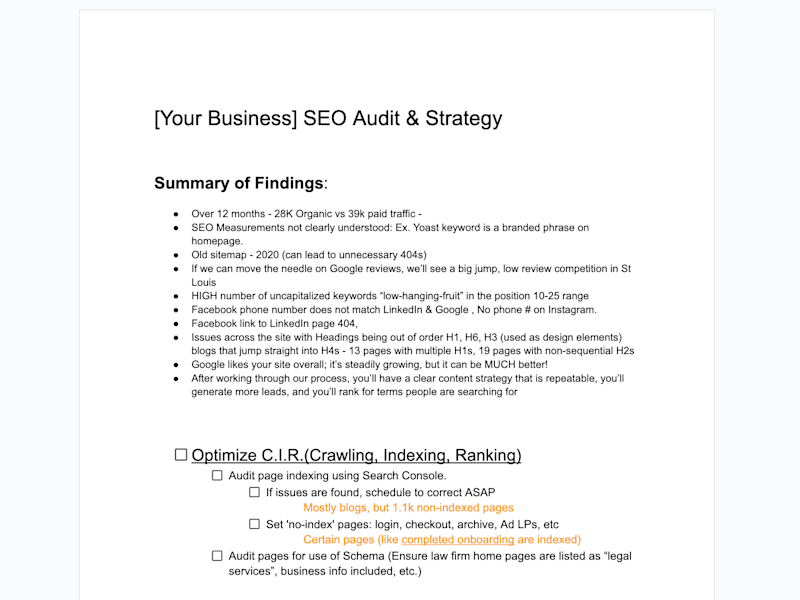 Cover image for SEO Website Audit