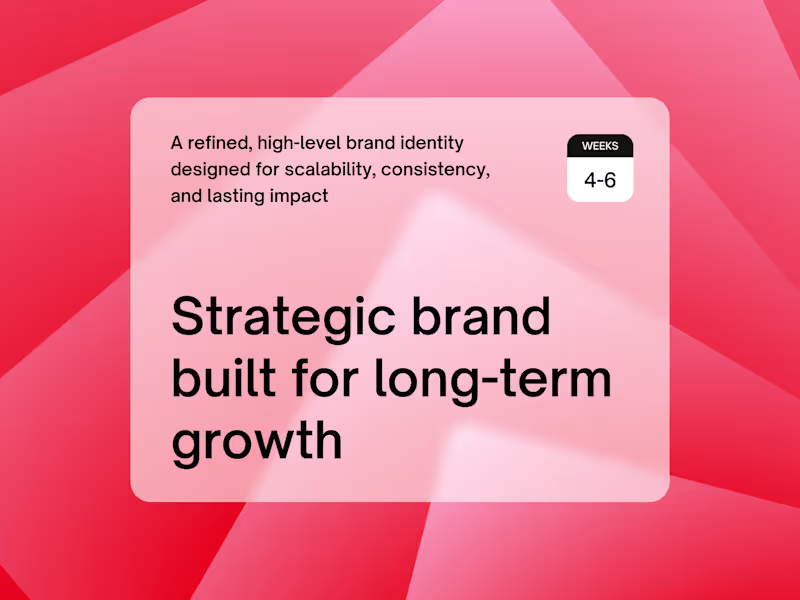 Cover image for Brand Identity Design⚡️