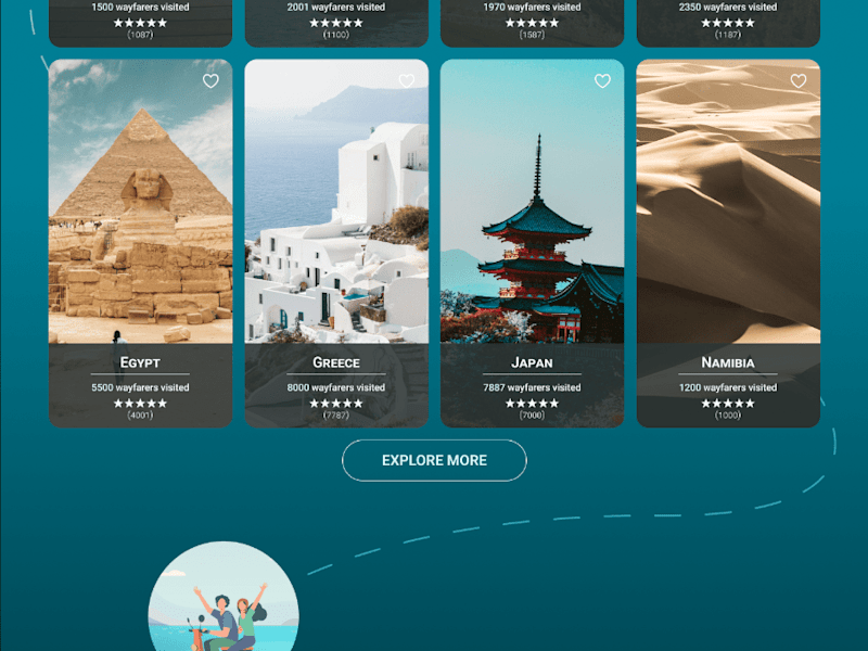 Cover image for Travel Website Landing Page