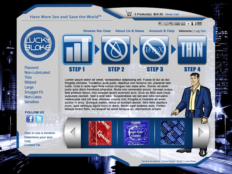 Cover image for Condom Retailer - Web Design