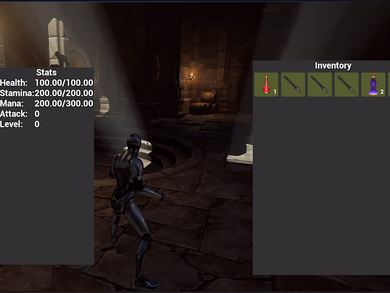Cover image for A custom game inventory system in unreal engine