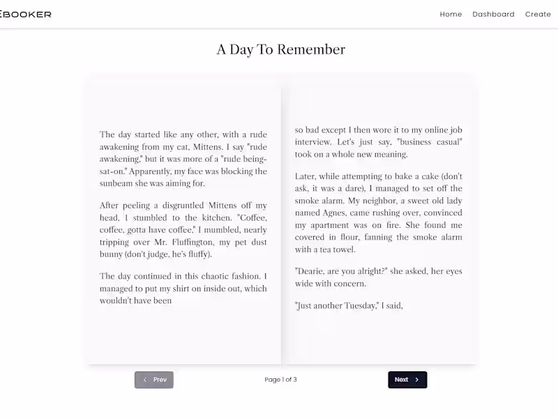 Cover image for Ebooker: AI-Powered eBook Creator