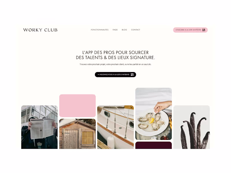 Cover image for Designed and developed the Worky