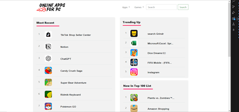 Cover image for Apps Info using Selenium/Laravel and Bootstrap