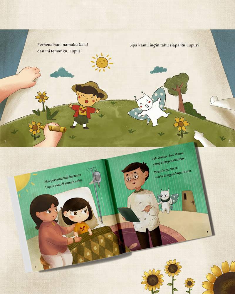 Cover image for Befriend The Butterfly: Children's Picture Book About Lupus