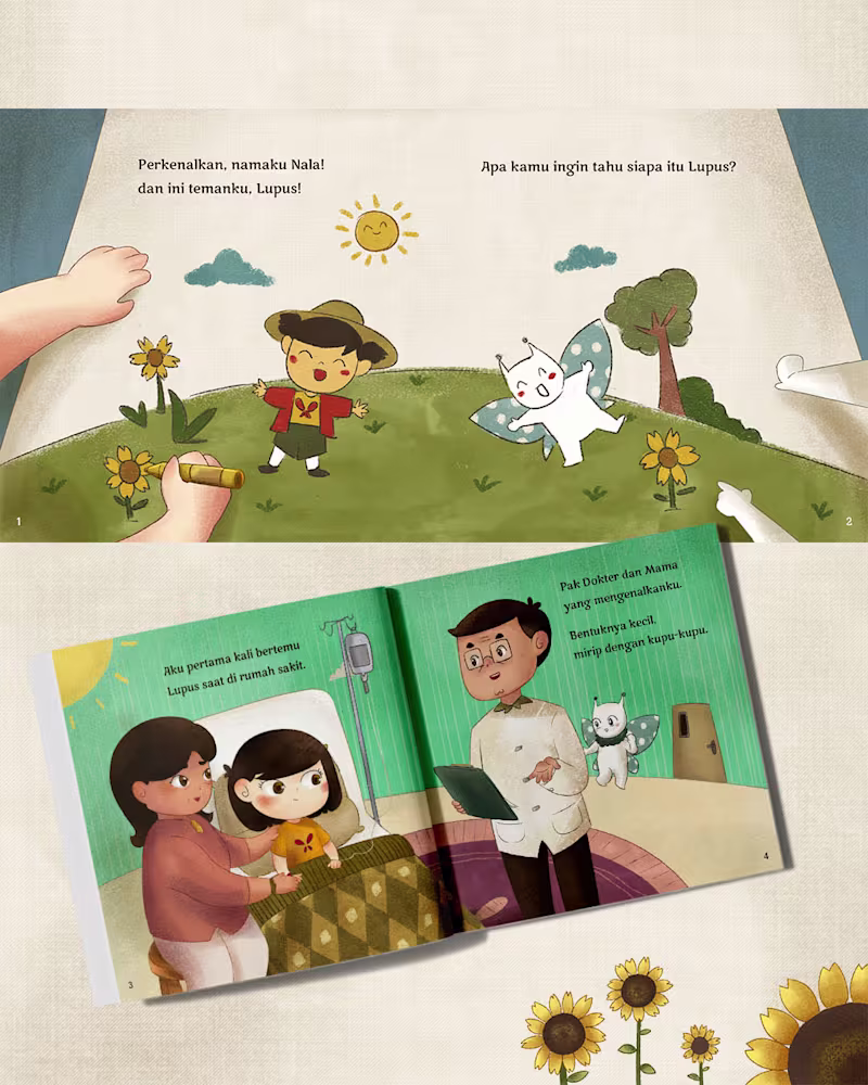 Cover image for Befriend The Butterfly: Children's Picture Book About Lupus