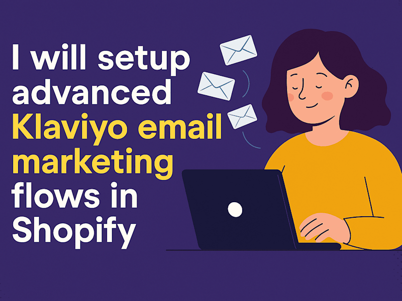 Cover image for I will setup klaviyo email marketing flows shopify marketing 