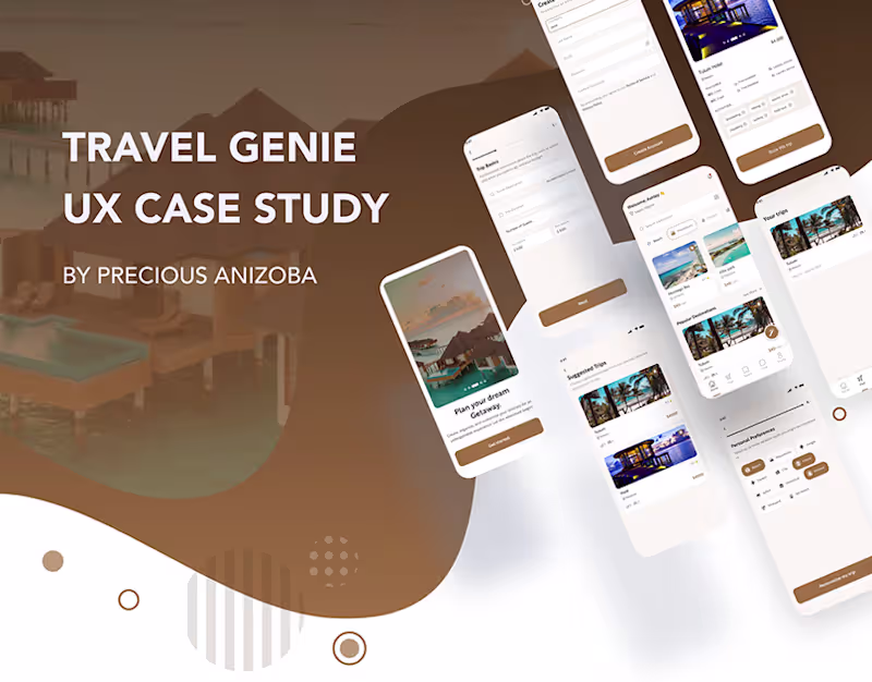 Cover image for Travel Genie - UX Case Study