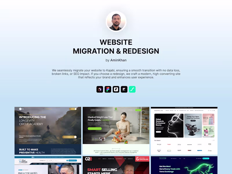 Cover image for Website Migration & Redesign