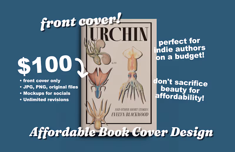 Cover image for Cheap Custom Book Cover Design for Indie Authors | Front Cover