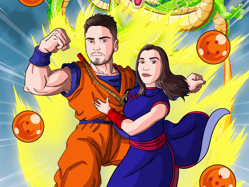 Cover image for Custom Anime, Comic and Cartoon Portraits.