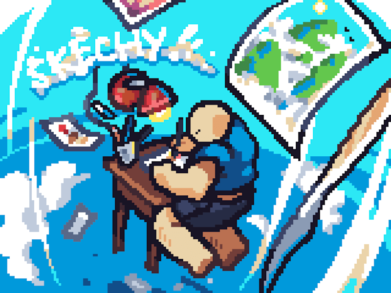 Cover image for Sketchy Pixels