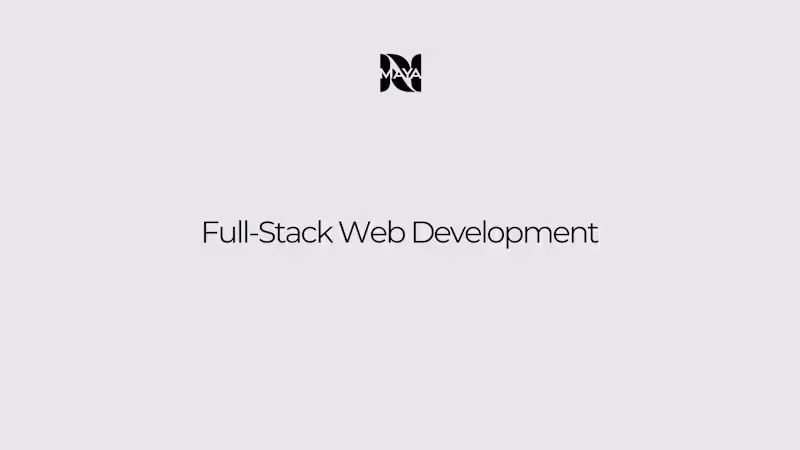 Cover image for Full-Stack Web Development
