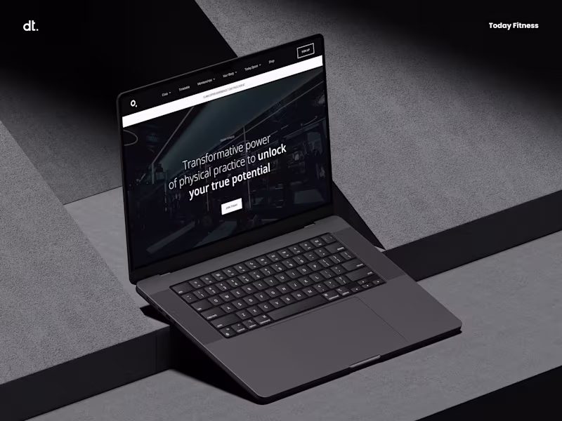 Cover image for TODAY Fitness | Webflow to Framer